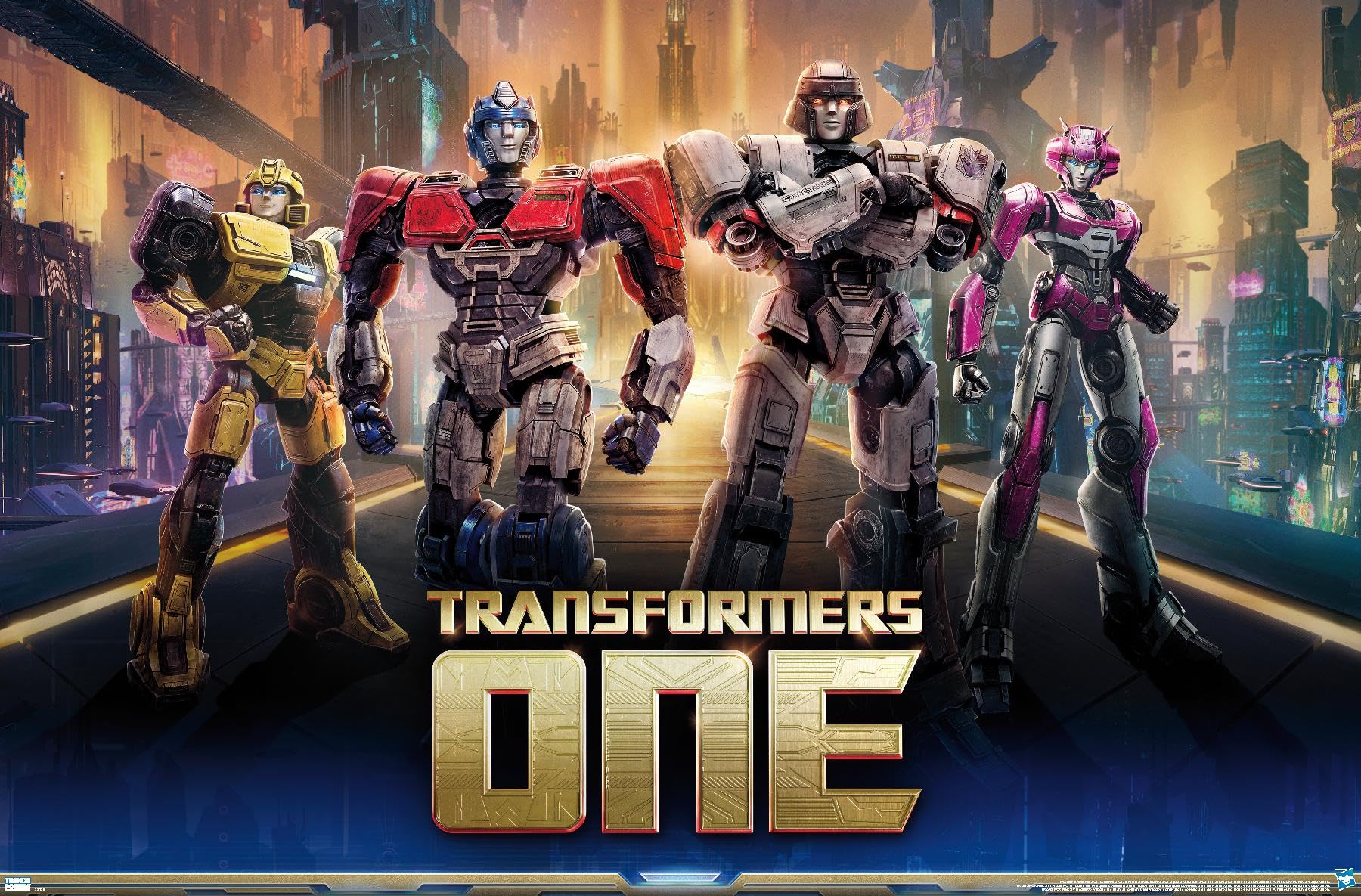 Hasbro Transformers: One - Key Art Wall Poster, 34L" x 22.4W", Unframed Version