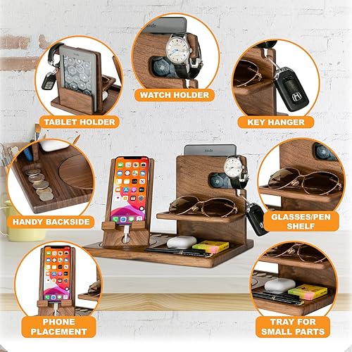 Miniatura 6 de BOBI CARE Organizador de escritorio dietista personalizado, personalizado, médico, bandera de EE. UU., Psicogeriatras bandeja organizadora de cajón