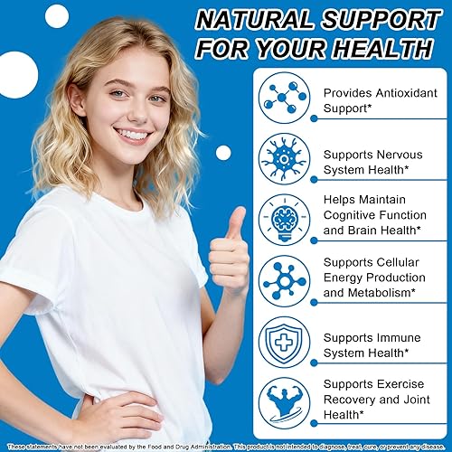 Miniatura 3 de Alpha Lipoic Acid Liquid Drops 1000mg with Stabilized R-ALA, Antioxidant Supplement for Metabolism, Nerve & Brain Health, Anti-Aging, Fast Acting