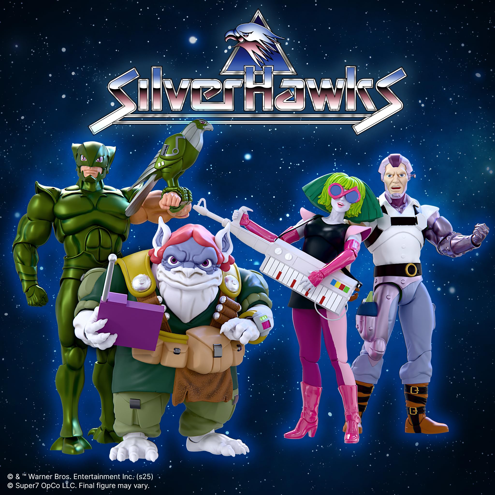 Amazon.com: Super7 ULTIMATES! SilverHawks Flashback (Toon) - 7