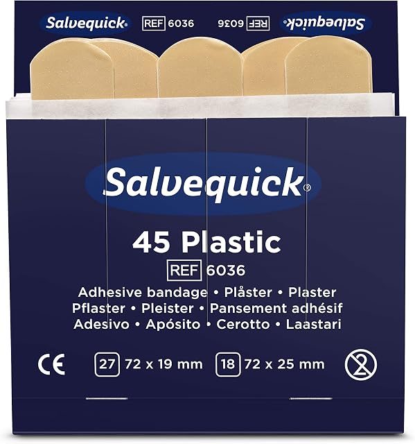 Salvequick Washproof Plasters (Pack of 45)