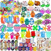 Vista 1 de 117 Pcs Party Favors for Kids 4-8, Birthday Gift Toys, Pop Fidget Toys, Treasure Box Toys, Carnival Prizes, School Classroom Rewards, Pinata