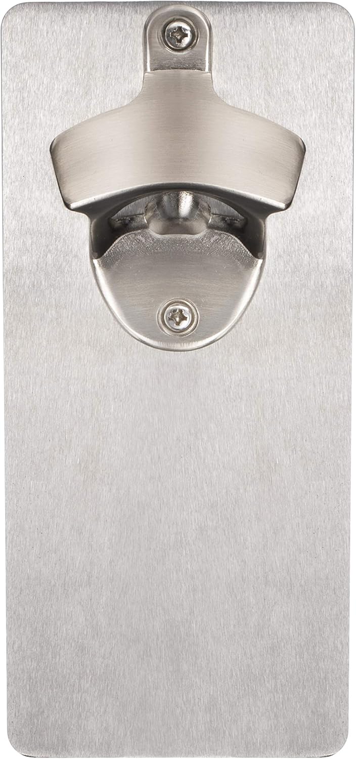 Bruntmor, CAPMAGS Strong Magnetic w/Zinc Alloy Beer Opener & Cap Catcher - Metal Magnetic (Metal)