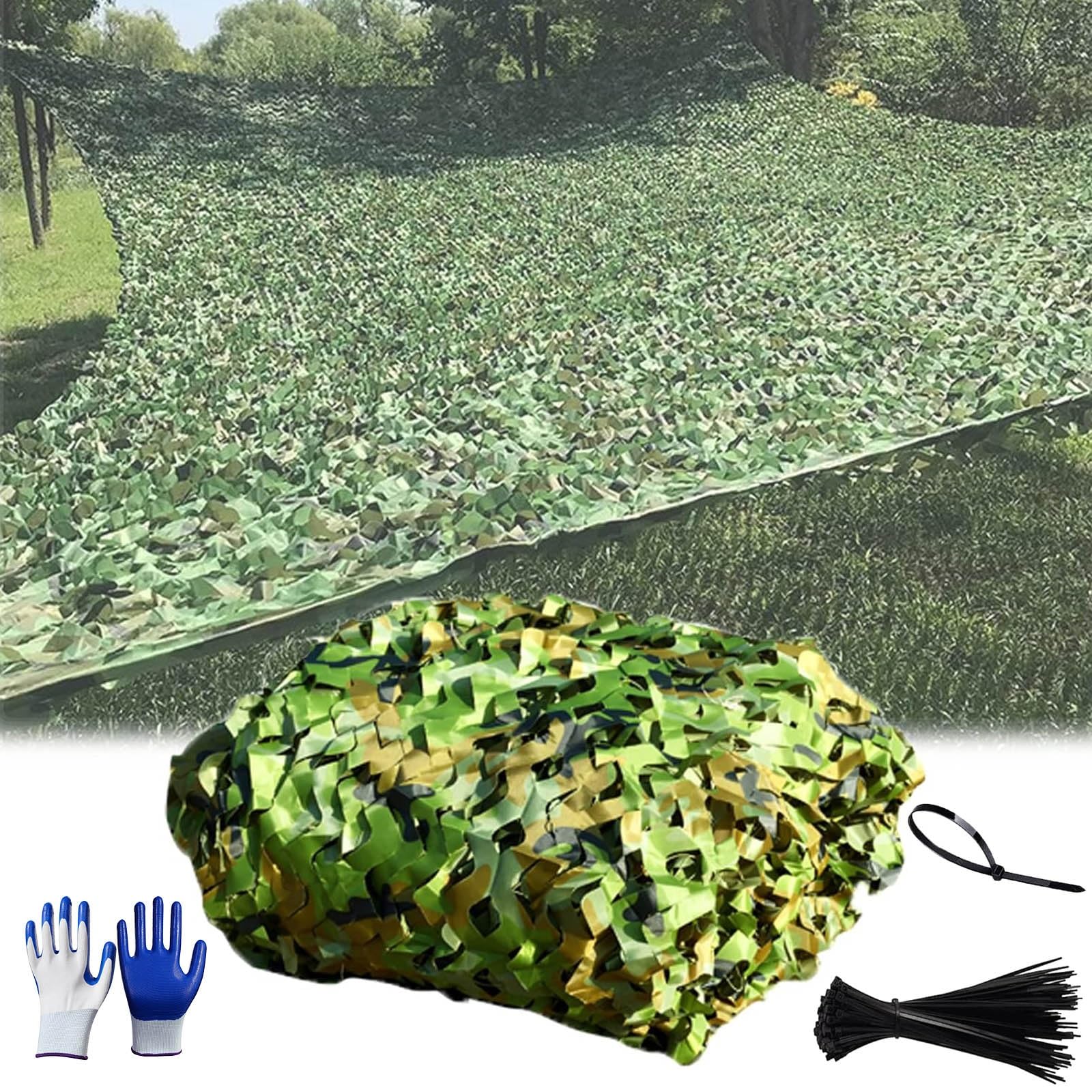 Generisch Jagd Camouflage Netz, 210D Oxford Stoff Tarnnetz, Wasserdicht Sonnenschutznetze, Bulk Roll Für Militär, Armee, Geburtstagsfeier, Autodeckung, Gartenzaun 1m 3.0m 5m 7m 8m 10m 12m 15m(2x5m)