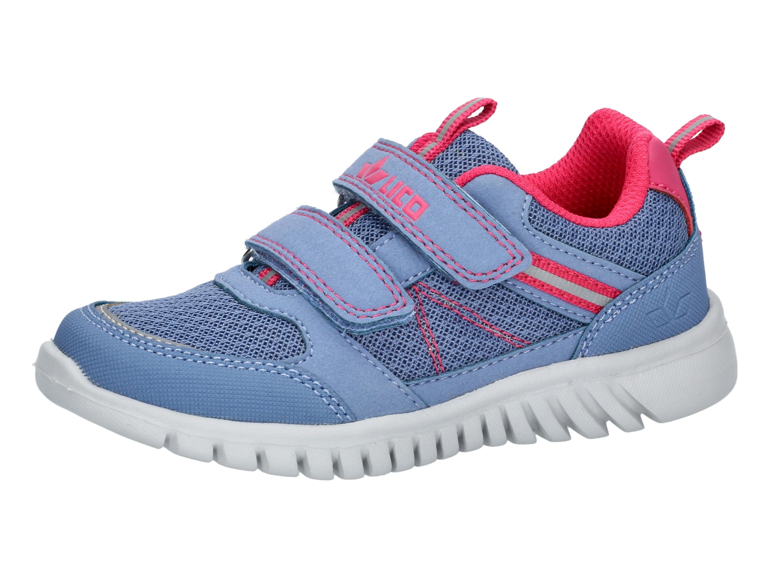 Lico Boys Unisex Children's Randy V Trainers, Purple/Pink, 26 EU