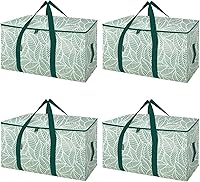 Vista 26 de BALEINE - Paquete de 8 bolsas de mudanza extragrandes, con asas reforzadas, bolsa de almacenamiento resistente para ropa, suministros de mudanza