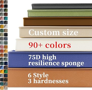 Custom Bench Cushions for Bench seat Indoor/Outdoor Furniture,Optional Softness and Hardness,6 Styles,Various Fabrics,Customizable in Any Shape and Size