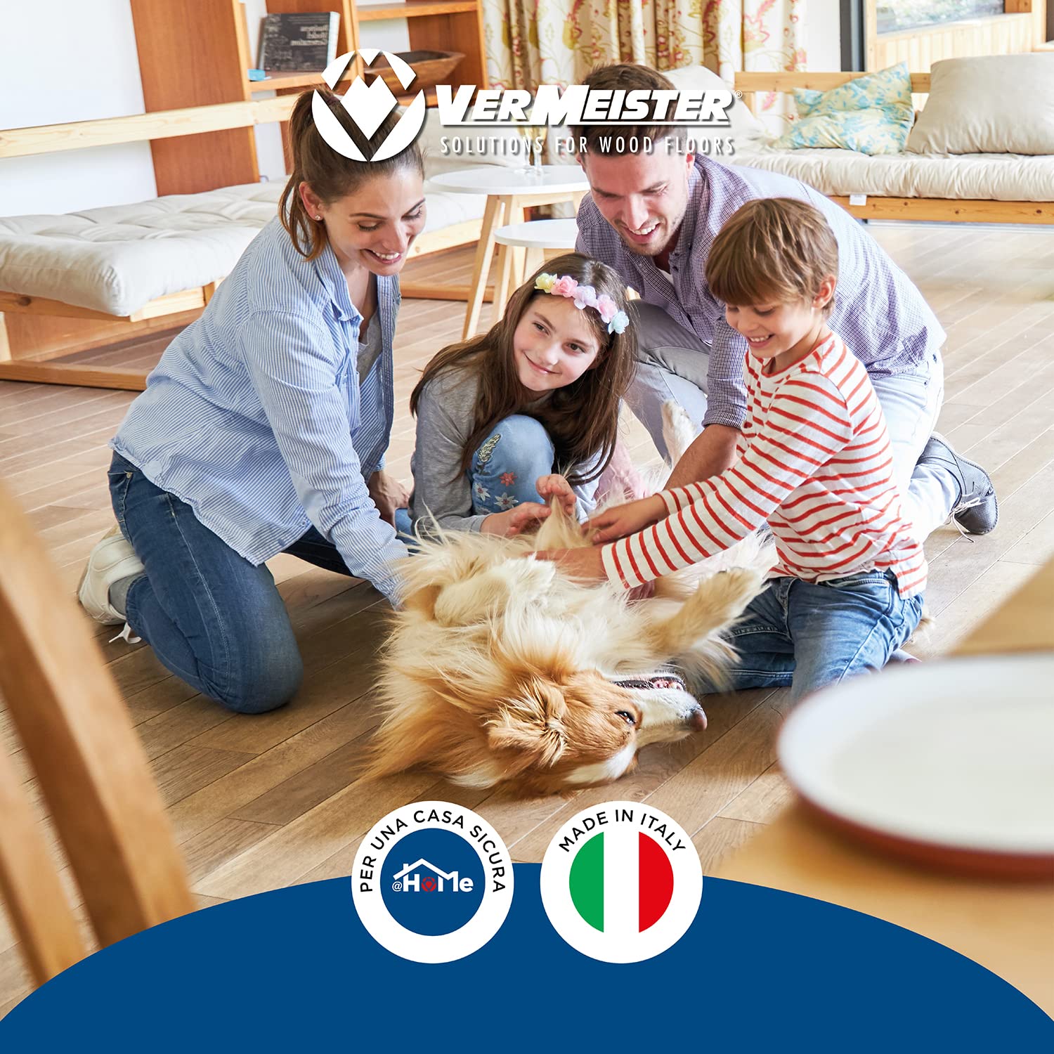 Detergente Neutro Vermeister - Detergente neutro per la pulizia ordinaria di pavimenti in legno verniciato, cotto, marmo, ceramica ed altre superfici calpestabili