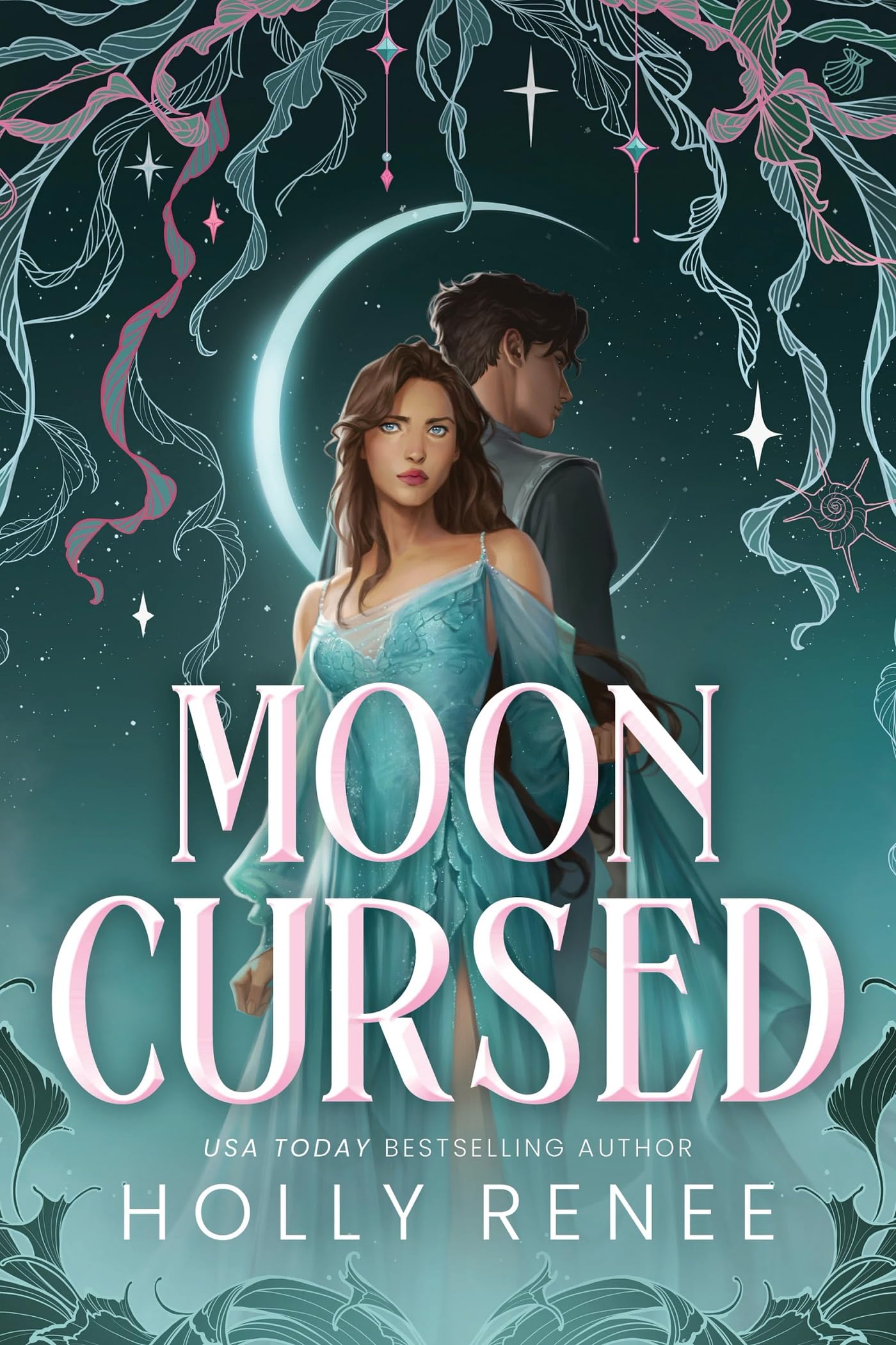 Cover of Mooncursed: A Spicy Forced Marriage Romantasy (The Drowned King Book 1)