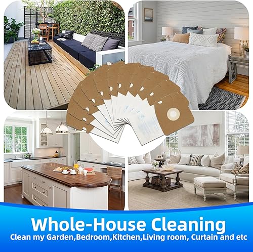 Miniatura 7 de Paquete de 20 bolsas de repuesto para aspiradora de papel MM de filtración compatibles con Eureka & Sanitaire Style MM 3670 3680 60295, 60295A,