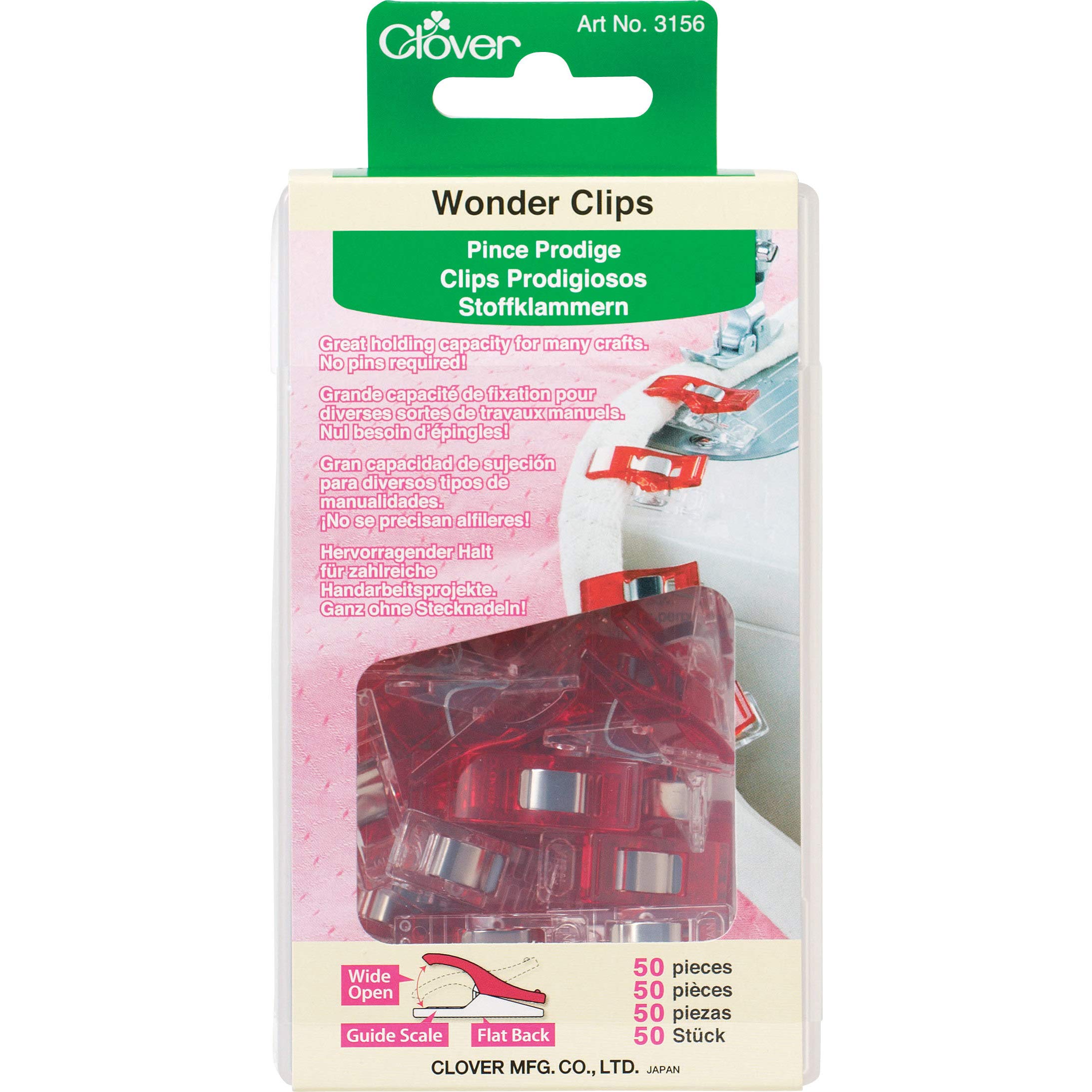 24 Mollette Per Cucito Clover - Alternative Agli Spilli, Per Tessuti Pesanti E Vinile - Foto 9