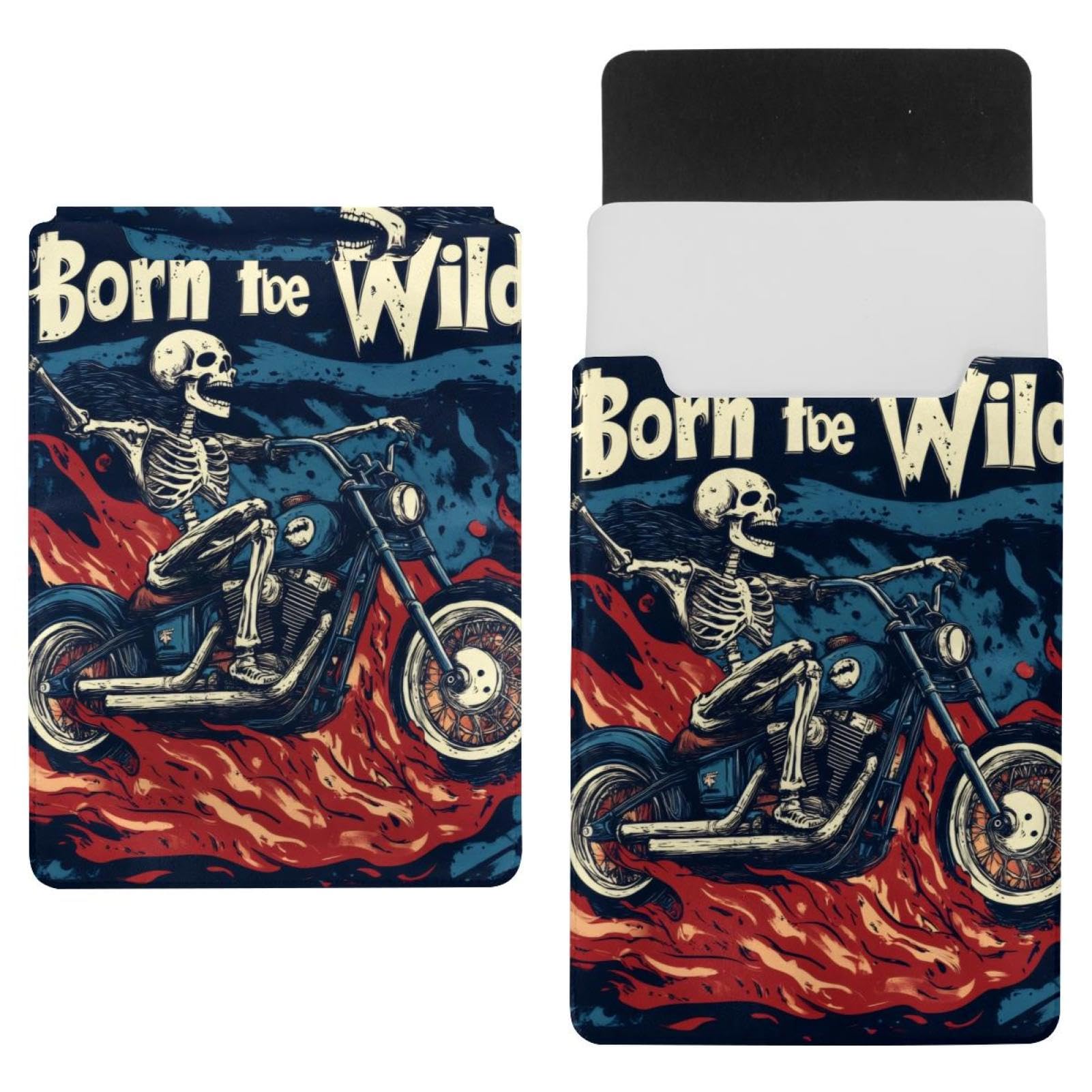 Funda para laptop de 13.8x10.2 pulgadas con diseño de esqueleto holandés para ordenador 7