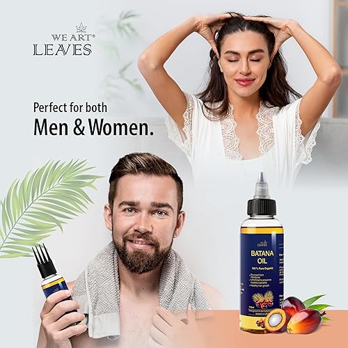 Miniatura 5 de Aceite de batana puro para el crecimiento del cabello, Dr. Sebi, aceite orgánico 100% natural para el crecimiento del cabello para hombres y