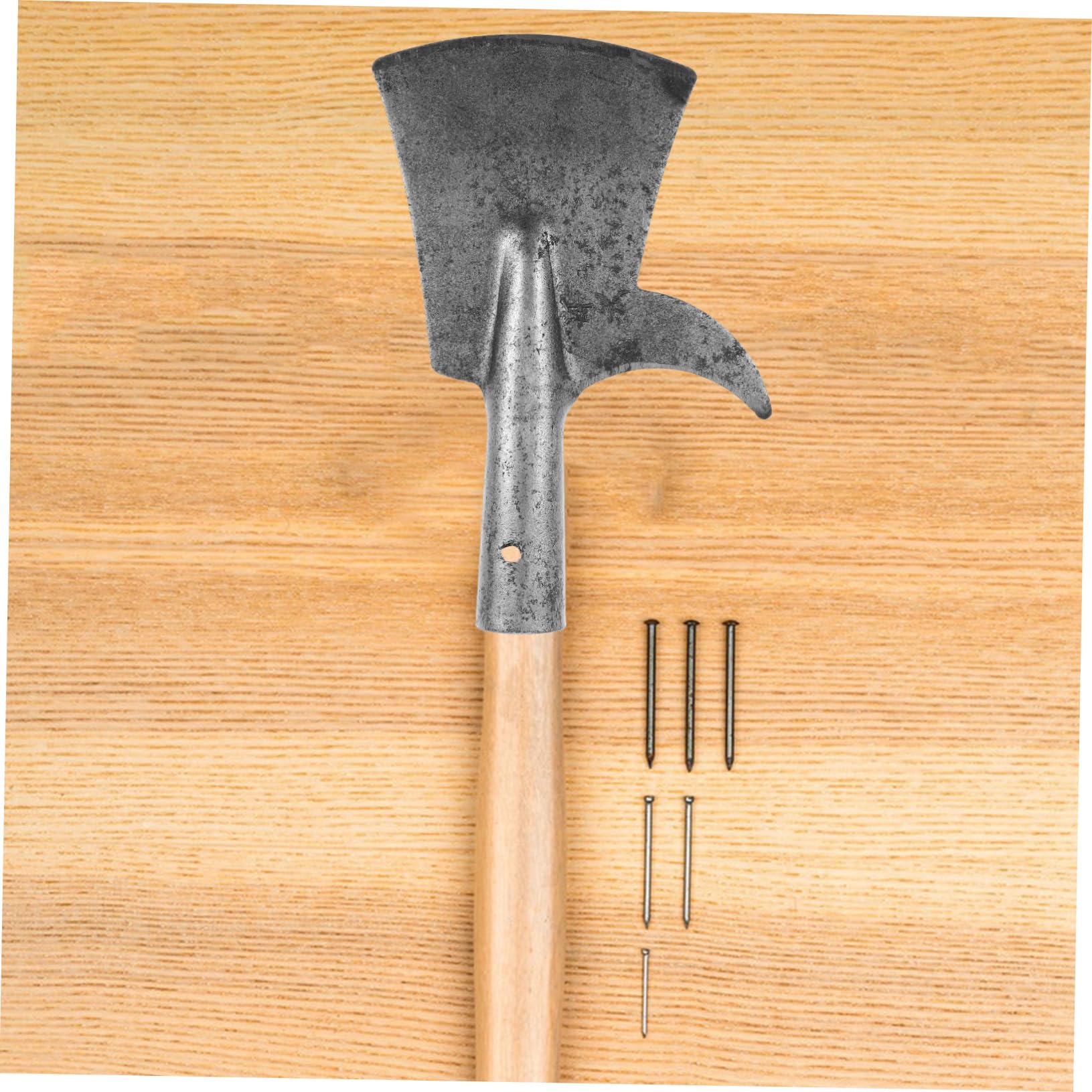 Raspador para Limpiar Corteza y Yeso Suelto para Jardinería, Herramienta Manual Versátil Gancho y Pala Integrada, Resistente y Práctica para Huerto y Bricolaje, Diseño Compacto
