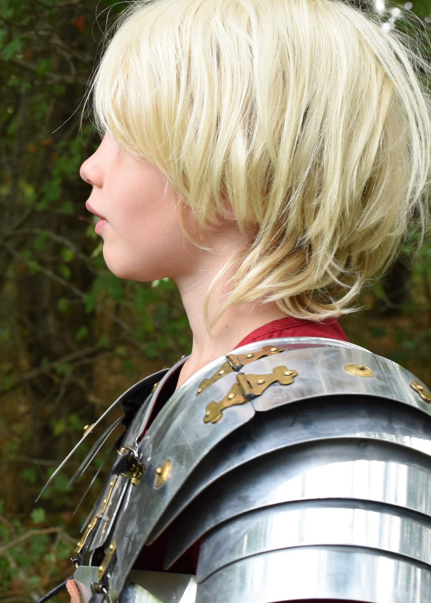 Battle-Merchant Lorica Segmentata Junior, opiekacz dla dzieci, aluminium