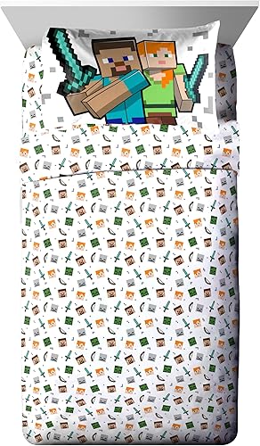 Miniatura 3 de Marvel Comics - Juego de edredón tamaño individual del Capitán América, juego de cama de 5 piezas que incluye juego de sábanas y fundas de almohada,