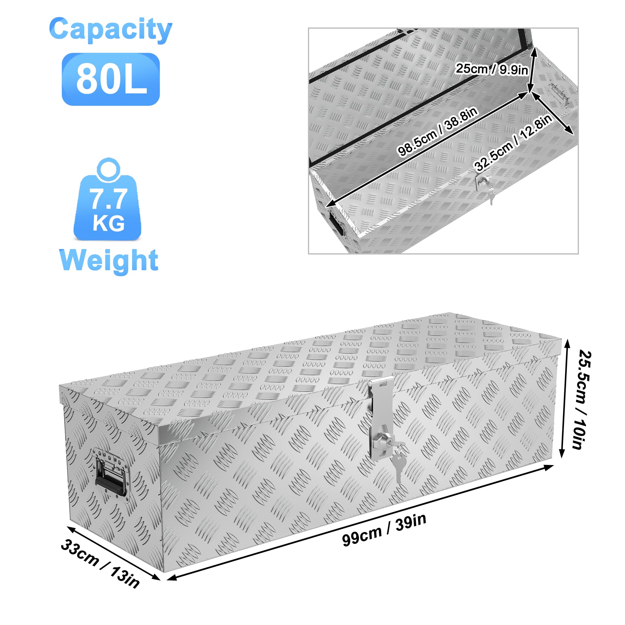 Aluminium disselboxen en gereedschapskisten