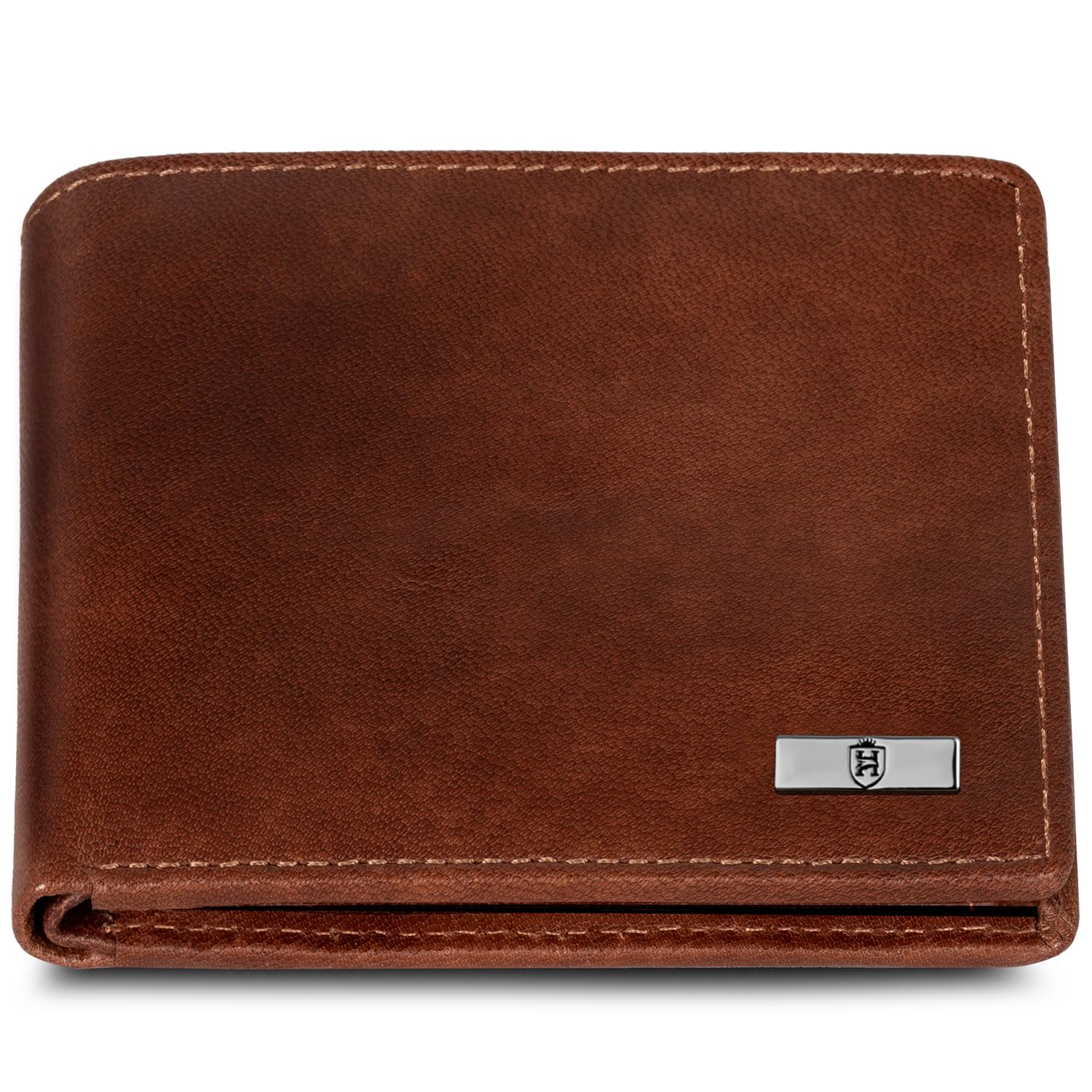 HORNBULL Maddison Vintage Cognac Leather Wallet for Men | Wallets Men with RFID Blocking | Mens Wallet