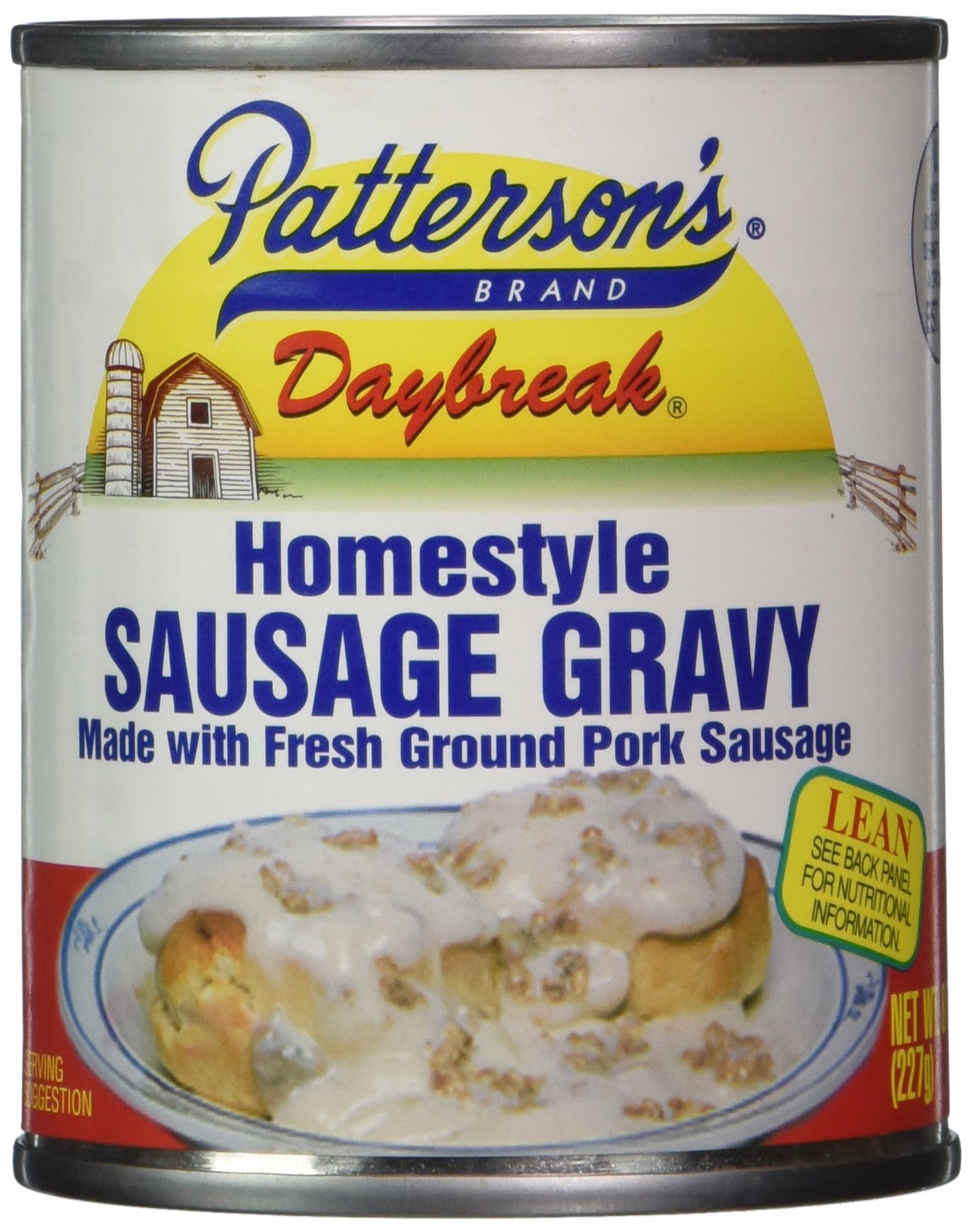 Buy Canned Sausage Gravy Daybreak Homestyle Brand by Pattersons Made