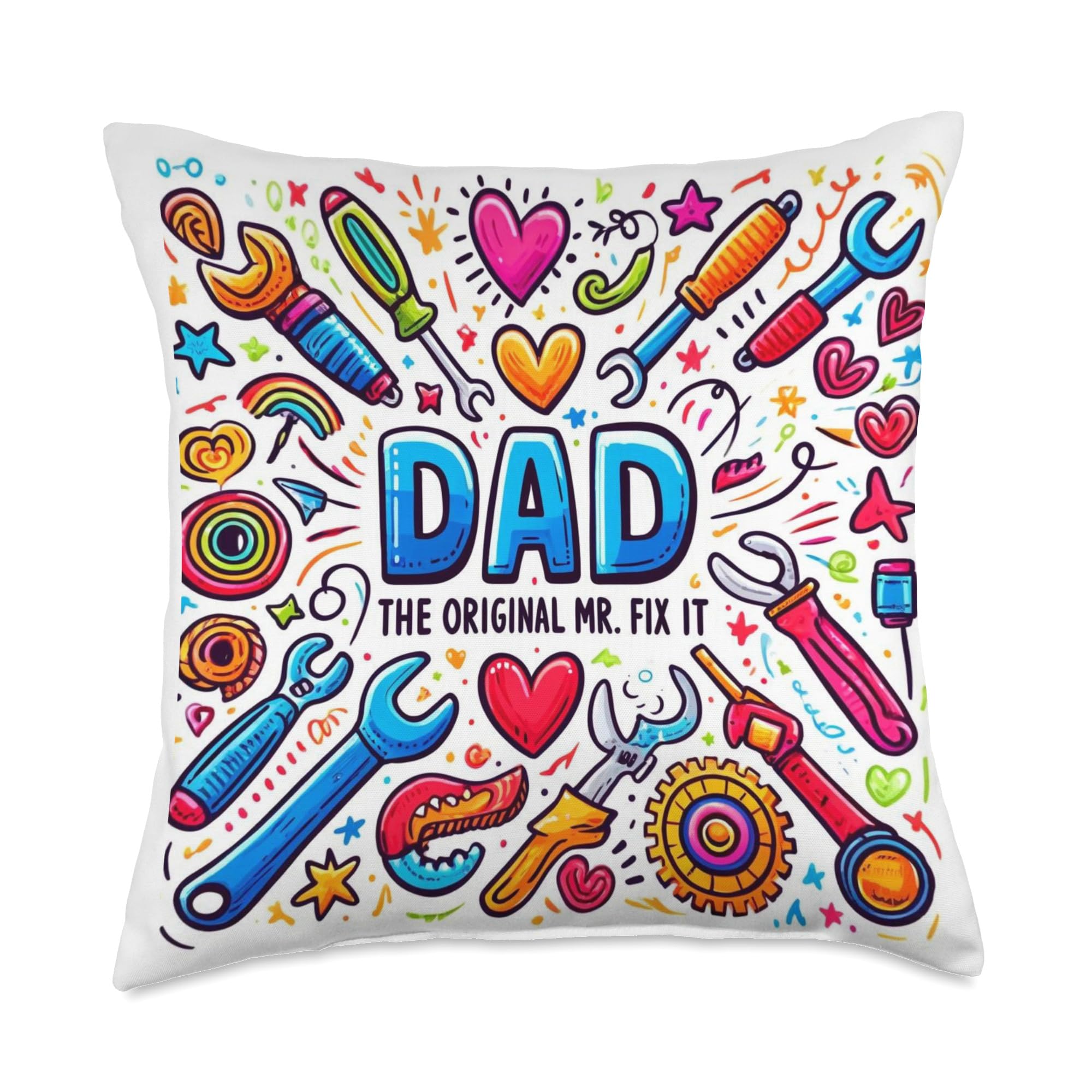 Dad The Original Mr. Fix-ItThrow Pillow