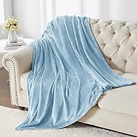 Vista 231 de BEDELITE Fleece Blanket White Throw Blanket for Couch & Bed, Luxury Plush Cozy Fuzzy Blanket 50" x 60", Super Soft Warm Lightweight Throw Blanket