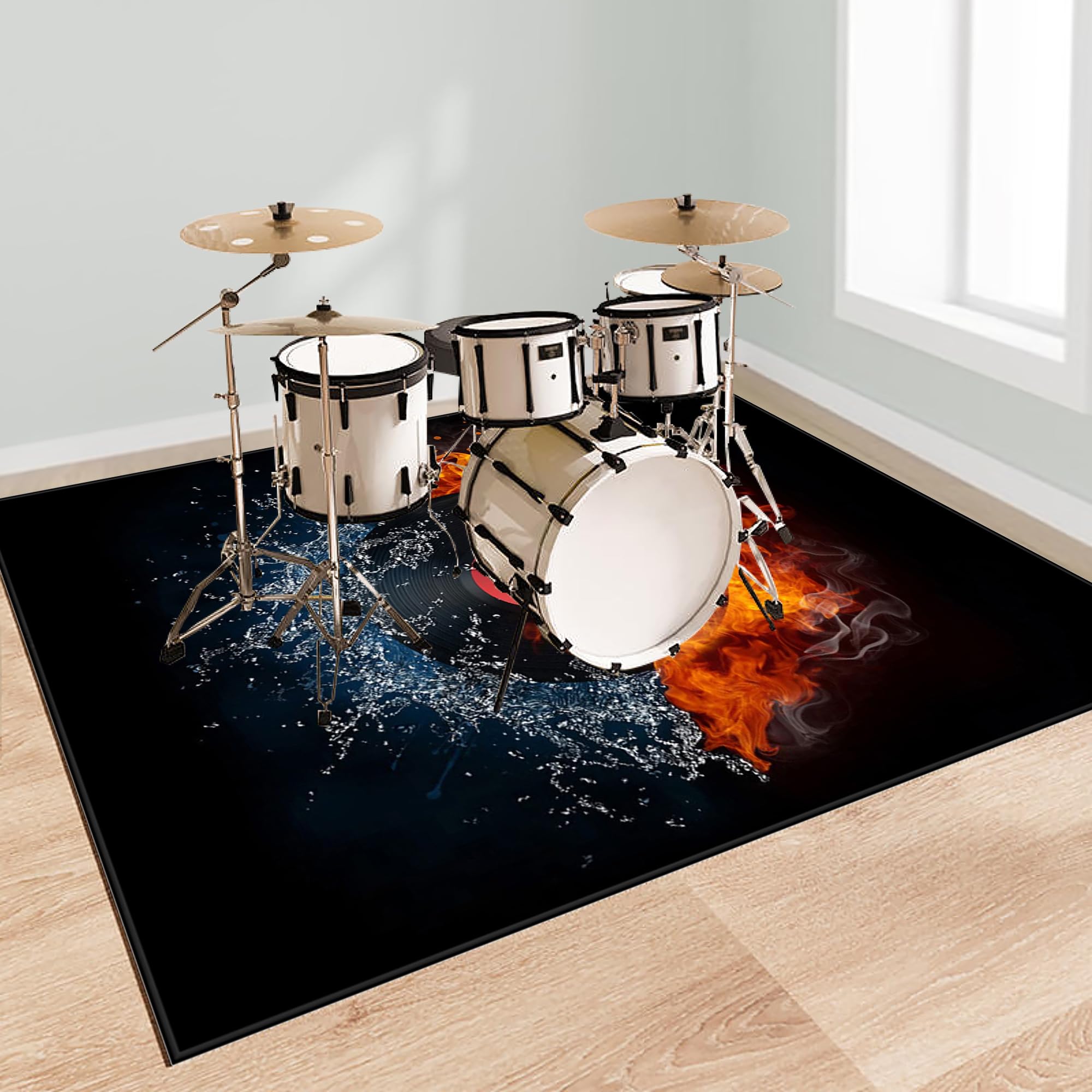 Tapis Batterie Acoustique Insonorisant Tapis De Tambour 120 x 70 cm