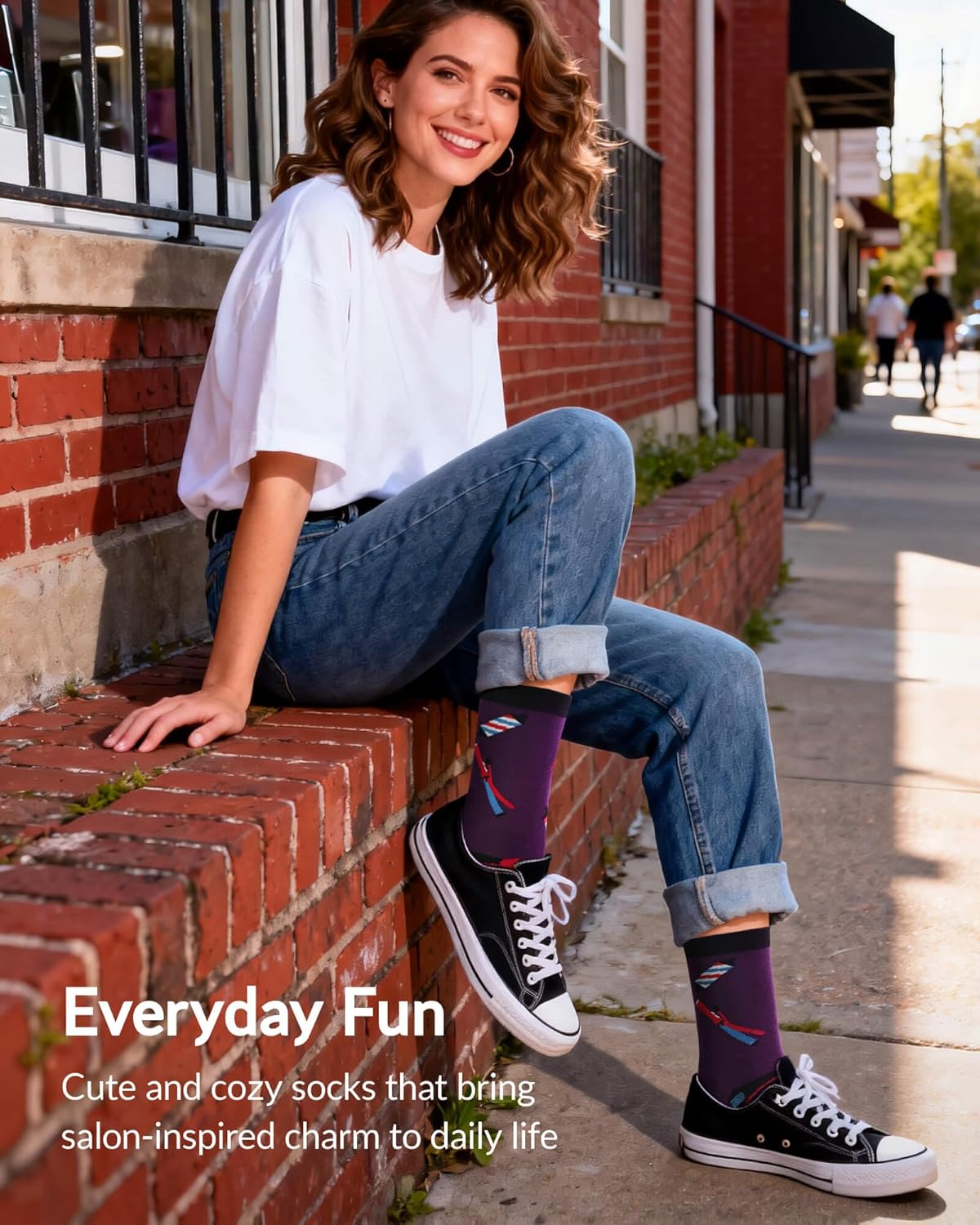 Jeasona Women's Cute Socks Funny Christmas Birthday Gifts for Women Mom Teenage Girls - Image 7