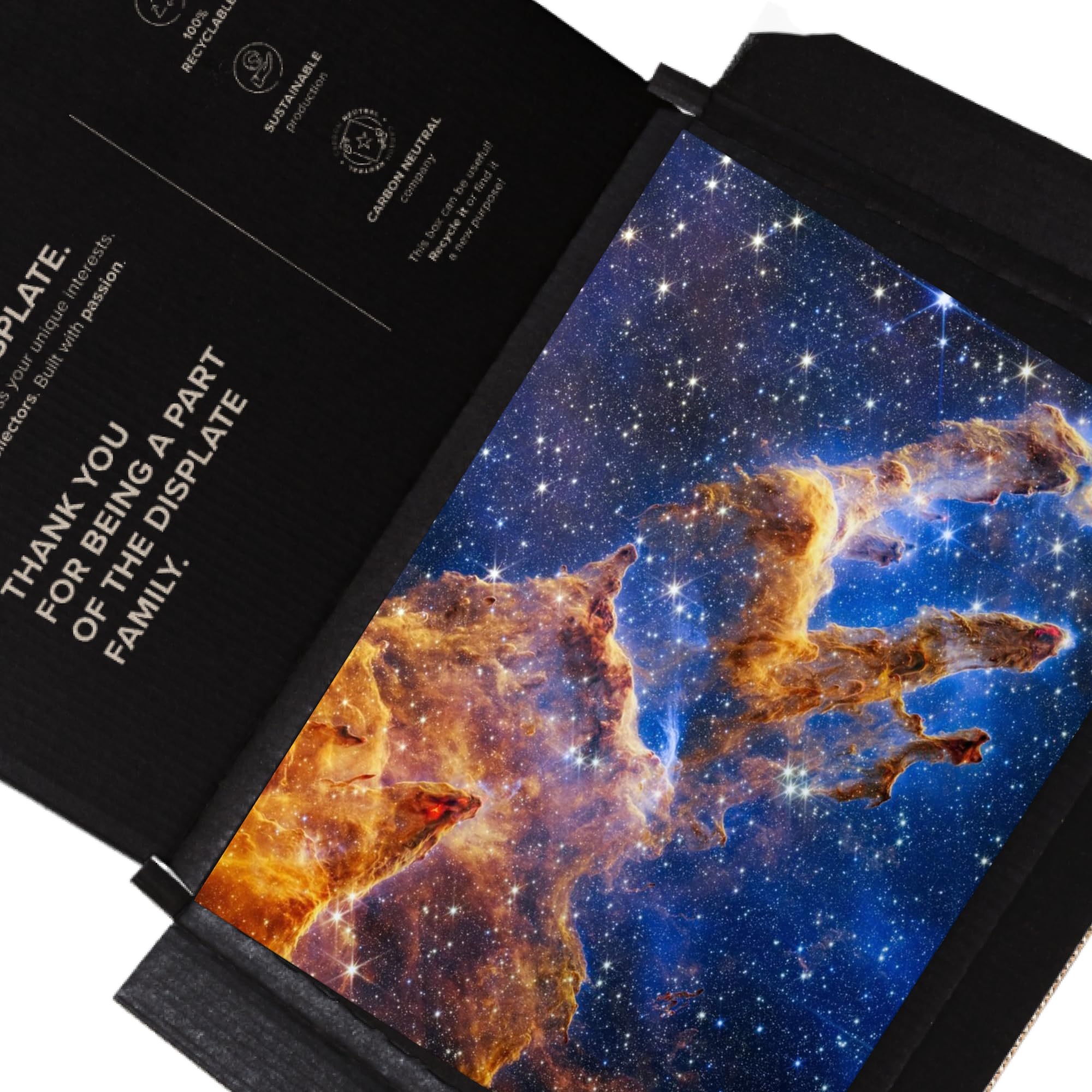 Displate NASA Metallposter NASA Poster Zimmer Poster NASA Merch Zimmer Plakat wandbilder deko NASA Bilder Poster NASA Deko - James Webb Telescope Photos - Pillars of Creation Poster 45 cm x 32 cm