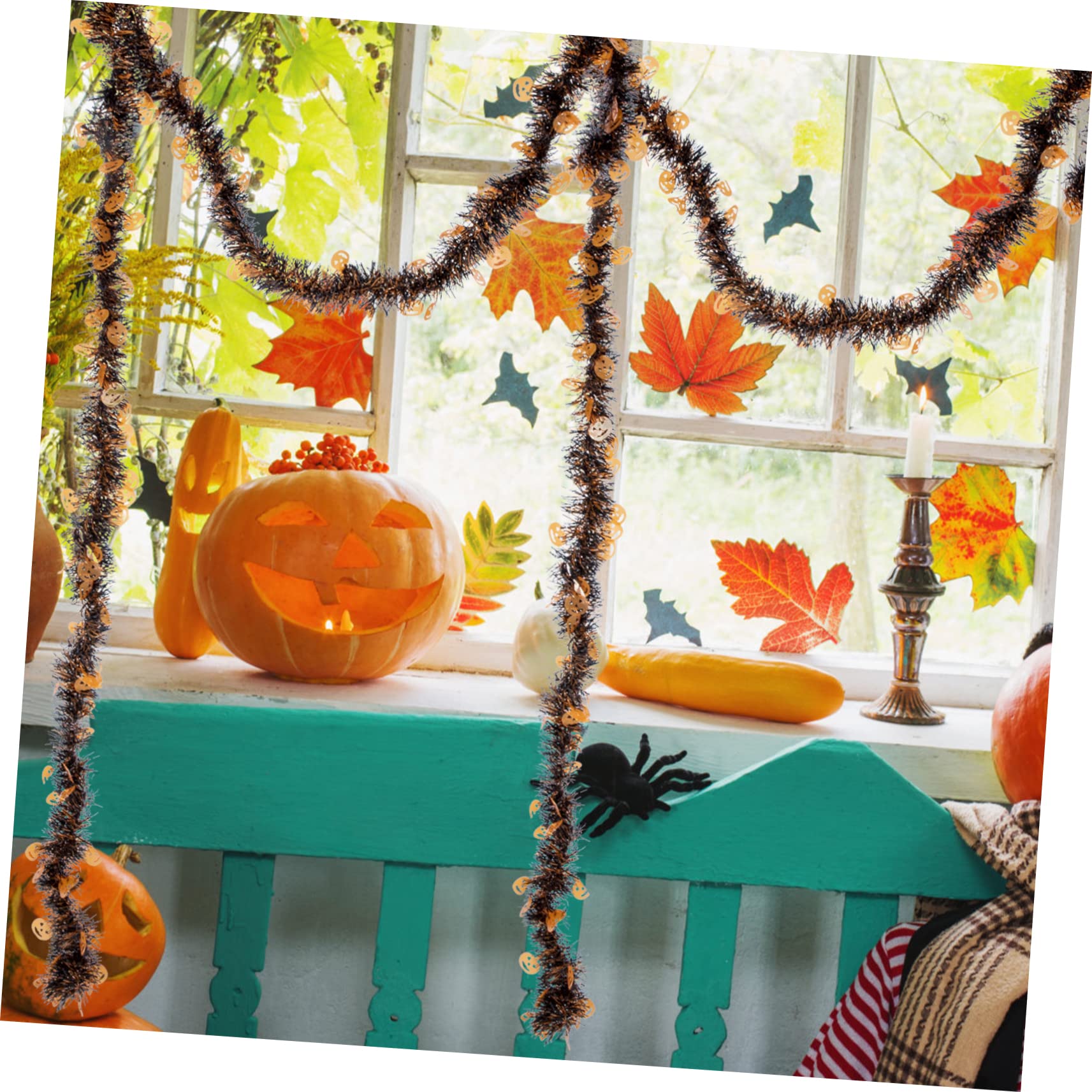 Alipis 12 STK Halloween-Dekorationen Adornos Navideños para Exterior Hochzeitsdekorationen im Freien Halloween wanddeko Halloween aussendeko Schlafzimmer-Halloween- Halloween-Kranz