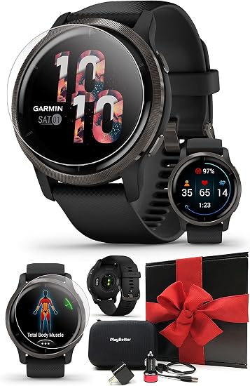 Fitness GPS Smartwatch Gift Box Bundle 