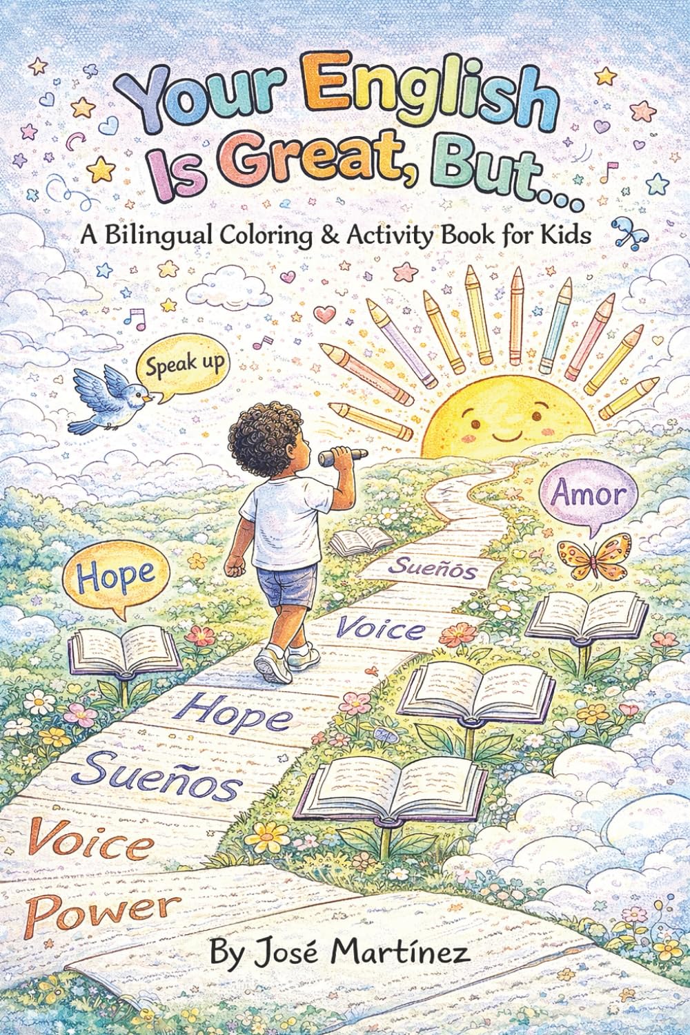 Your English Is Great, But…: A Bilingual Coloring & Activity Book for Kids