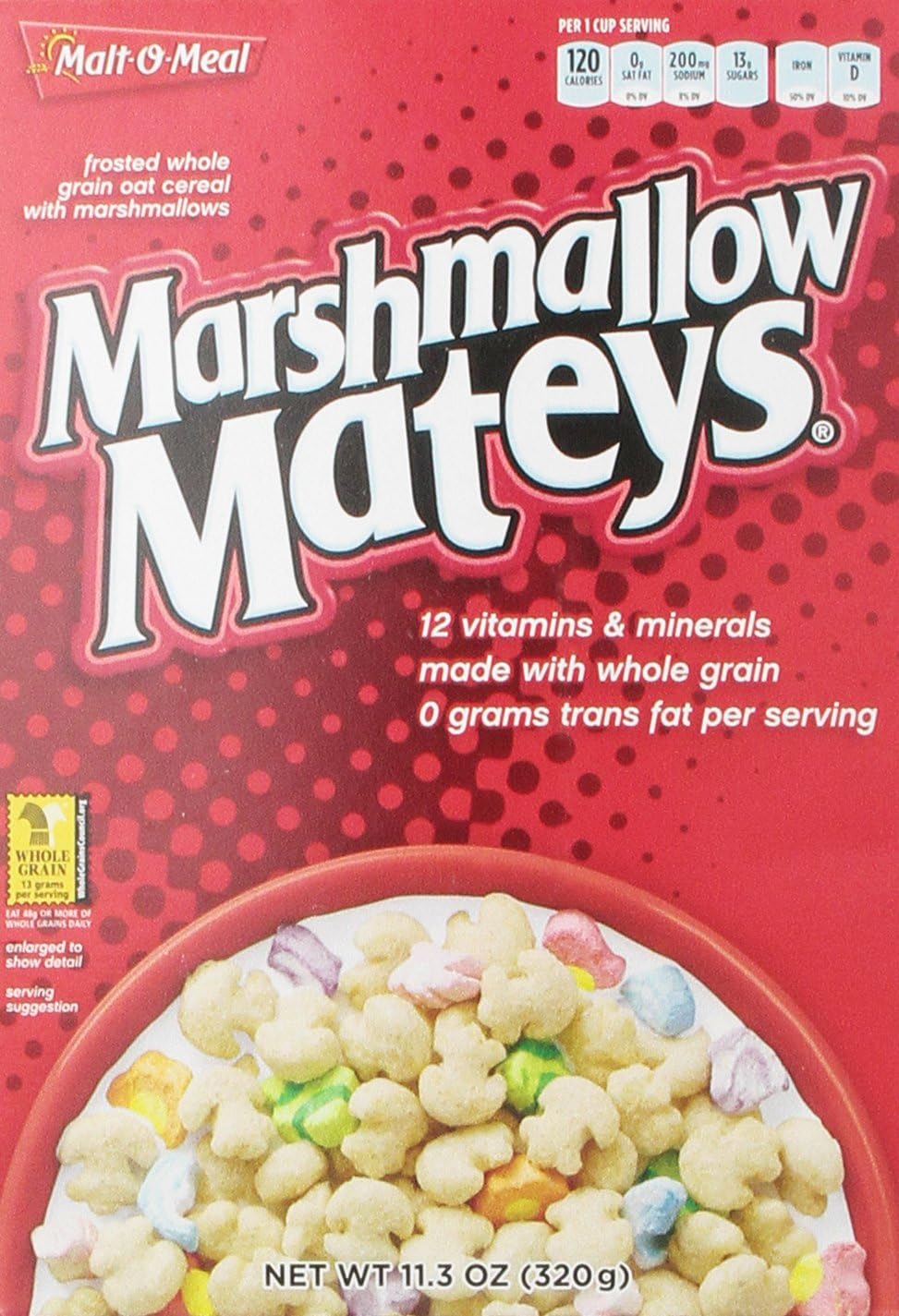 Mom Brand Marshmallow Mateys, 11.3 Ounce
