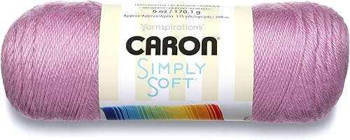 Miniatura 22 de Caron Simply Soft Feathered Gray Yarn - Paquete de 3 unidades de 170 g/6 oz - Acrílico - 4 medianos (peinado) - 288 metros - Tejido/ganchillo