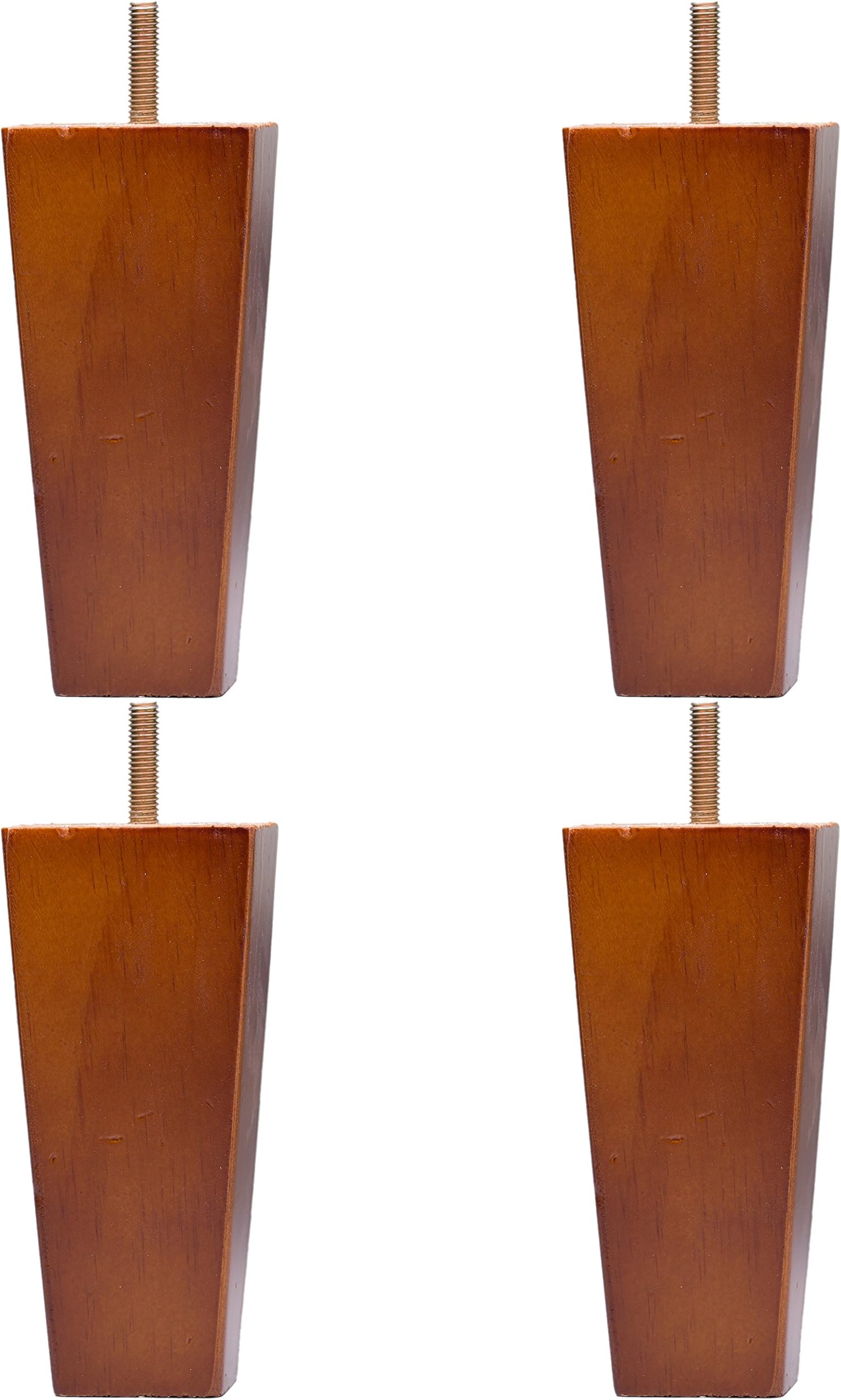 Lupan Sofa Legs Set of 4, 5" Solid Wood Tapered Furniture Sofa/Chair/Couch Replacement Legs