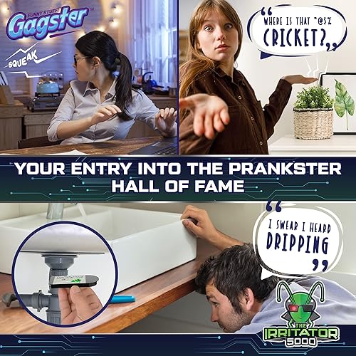 Miniatura 6 de Gagster The Irritator 5000 - Divertido regalo de mordaza, generador de ruido, sonidos de chirridos y maullidos ocultos, divertido dispositivo de