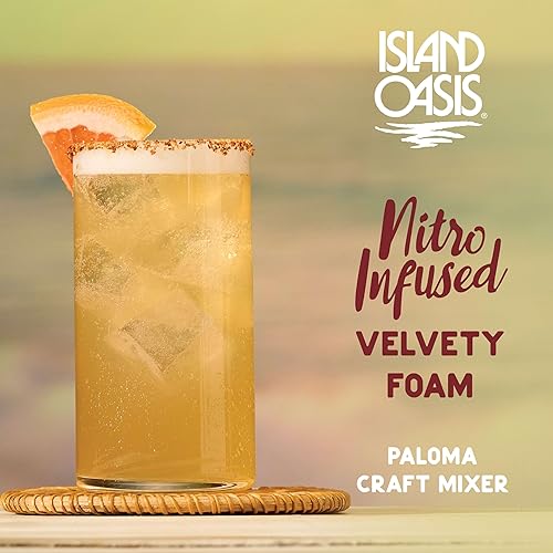 Miniatura 7 de Island Oasis Nitro - Mezclador artesanal Paloma con infusión de nitro, 8.4 onzas líquidas, paquete de 4, mezclador sin alcohol y sabor natural