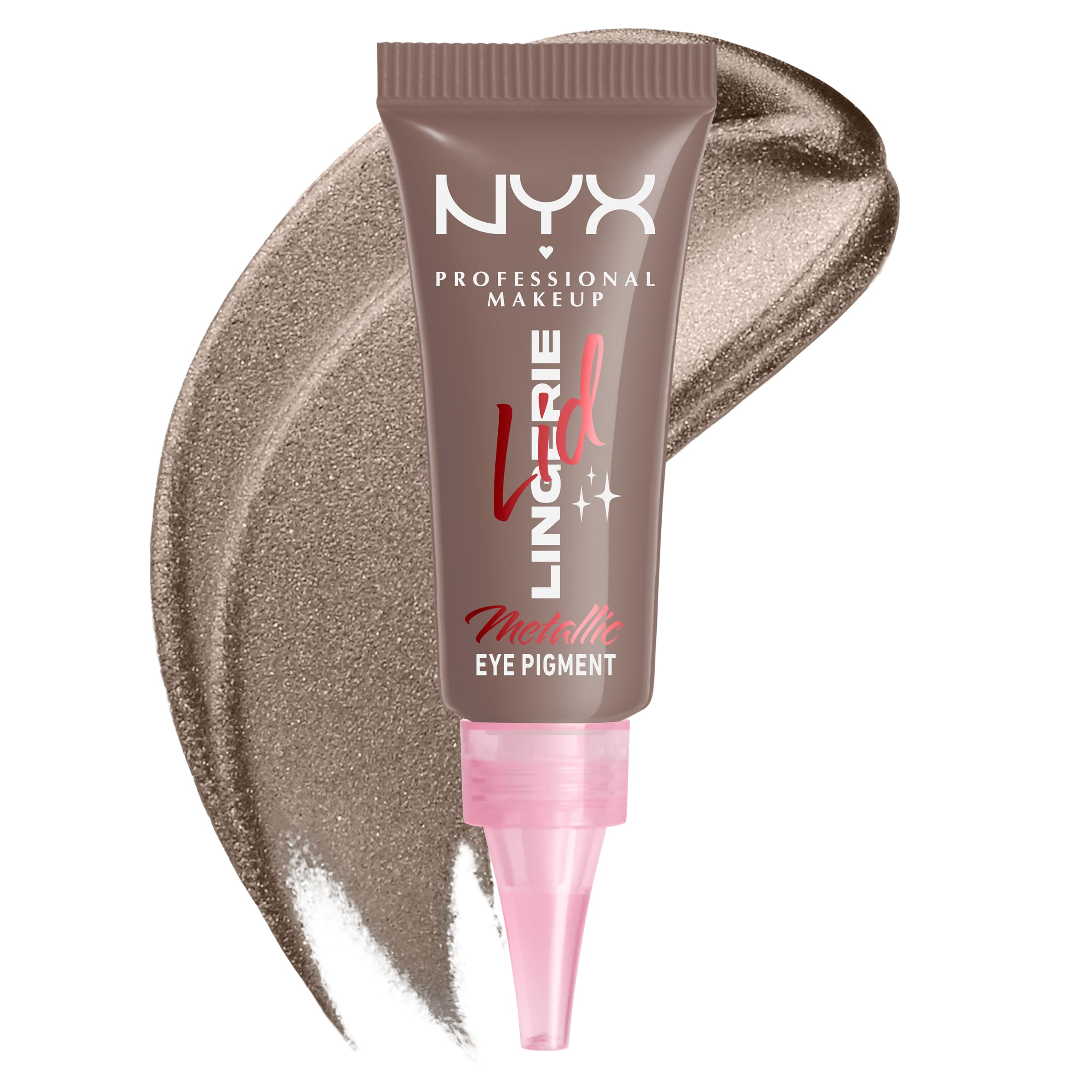 NYX Professional Makeup Lid Lingerie Cream Eye Pigment 6ml (Various Shades) - Granite Grind