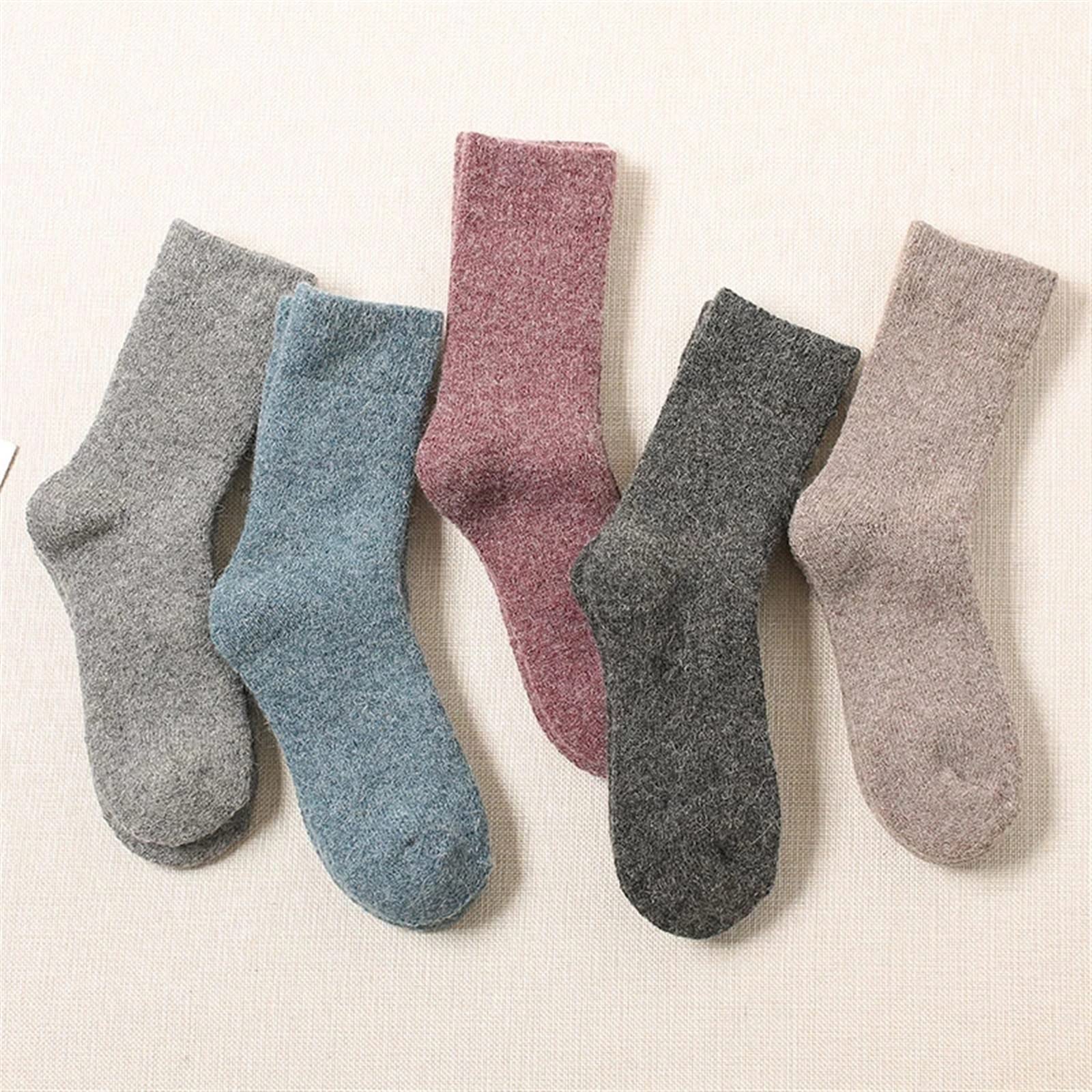 Chaussettes neige femme en laine pour rester au chaud tout l'hiver