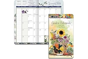 LANG Garden Botanicals 2024 Two Year Pocket Calendar