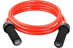 Weighted Jump Rope - Extra Heavy 2LB, Non-Slip Memory Foam Handles