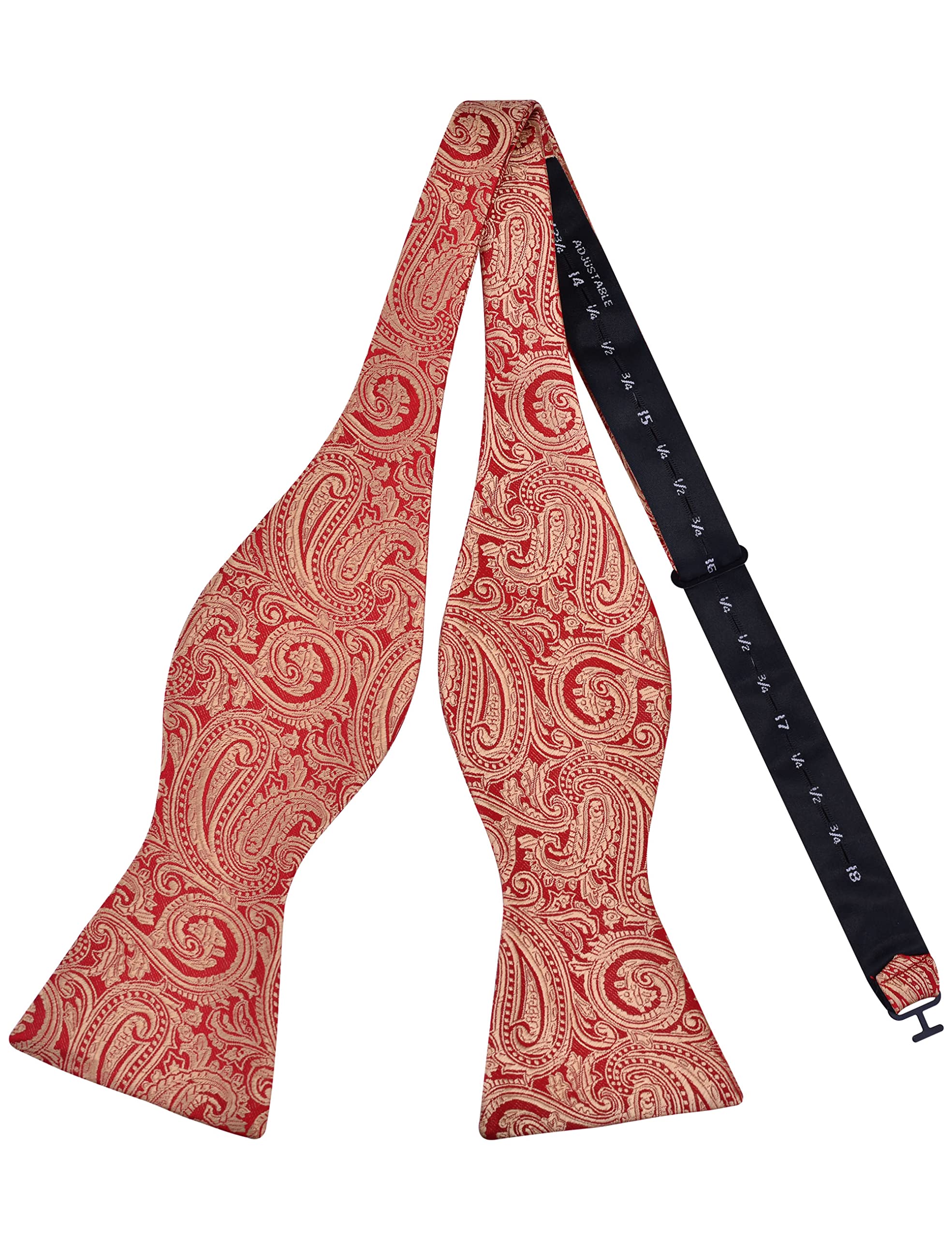papillon già annodato, Set Papillon Jacquard Fazzoletto da Taschino Uomo