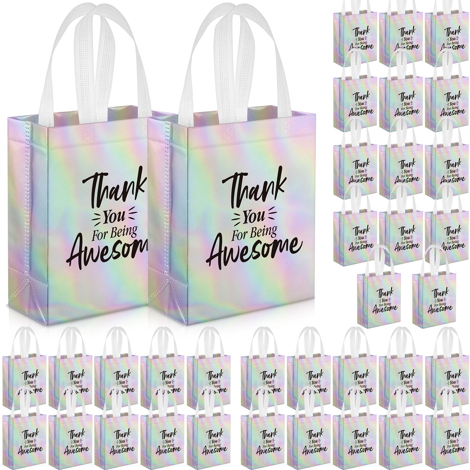 36 Pcs Thank You Reusable Gift Bags Employee Appreciation Gift Bags May You Proud Team Appreciation Gift Employee Appreciation Teacher Student Cowork