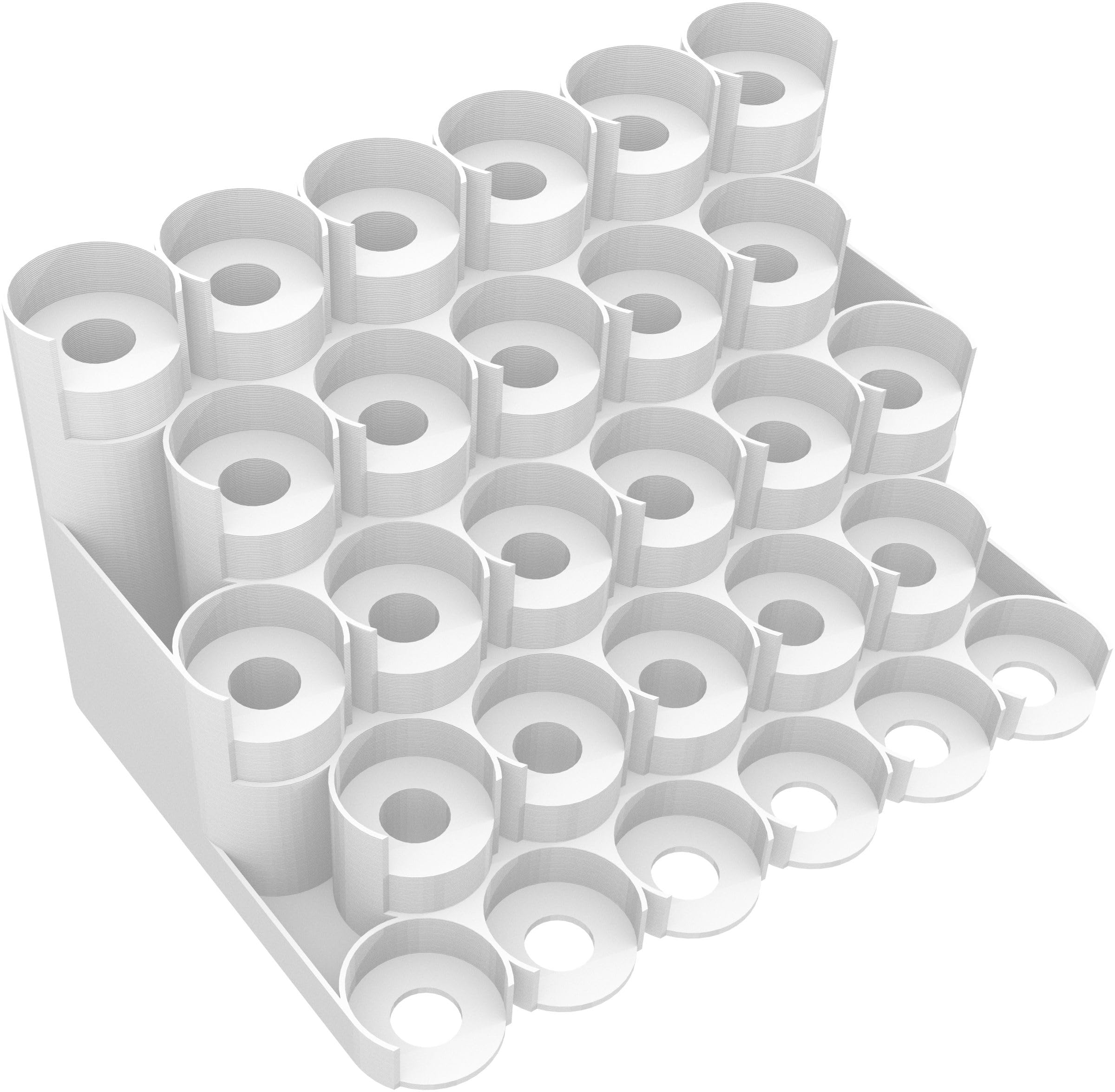 Support à Peinture Feldherr – 28 Pots Citadel 12/18/24 Ml – Blanc – Imprimé 3D Allemagne – Range Peinture