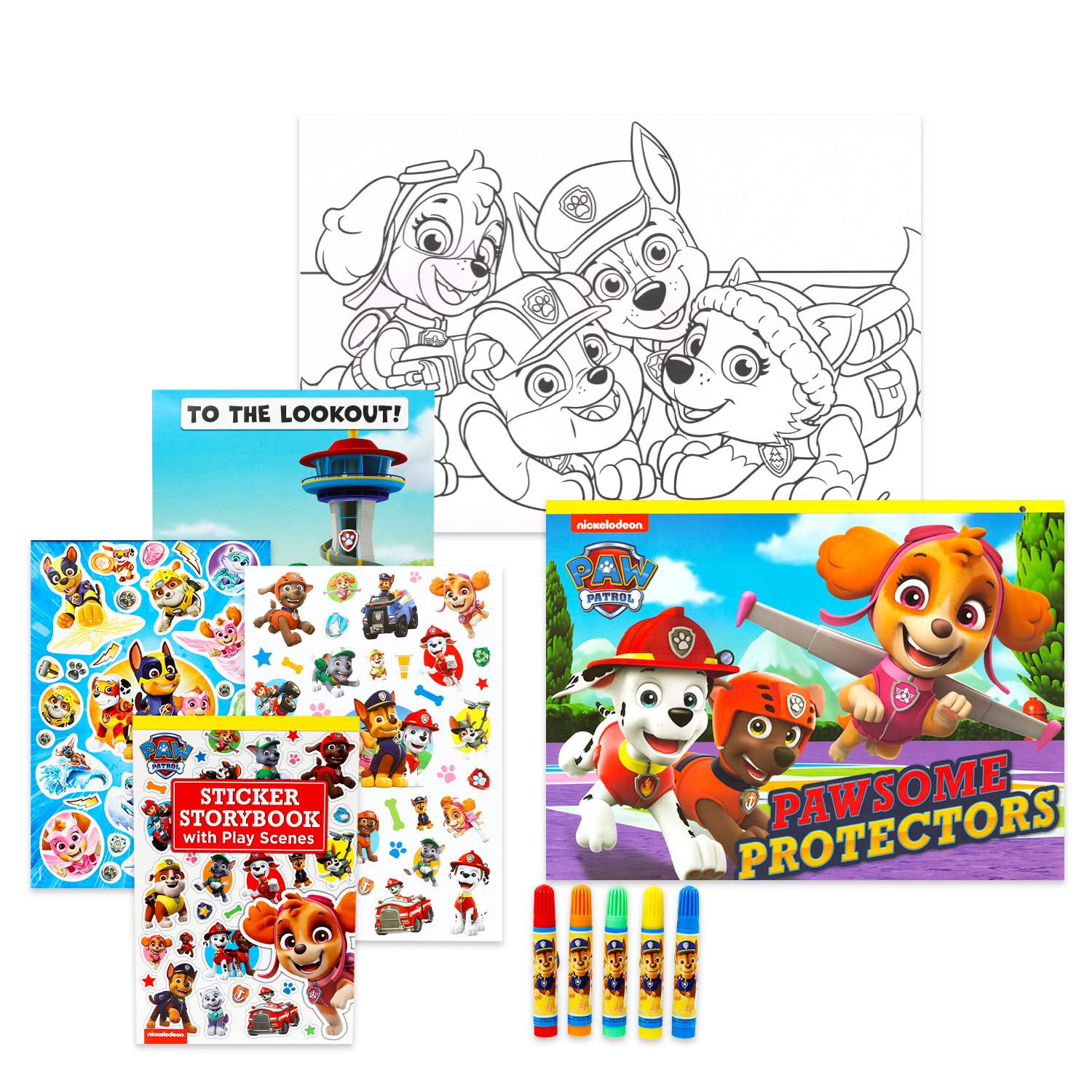 Amazon.com: Paw Patrol Travel Activity Set for Kids - Bundle with