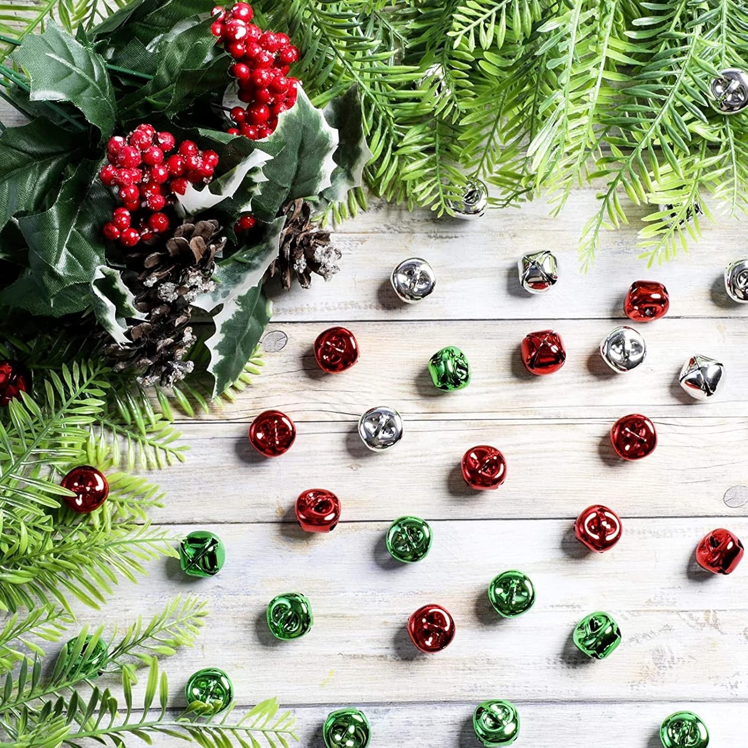 Mini Jingle Bells for Christmas and Crafts (3 Colors, 300 Pack) : Arts, Crafts & Sewing