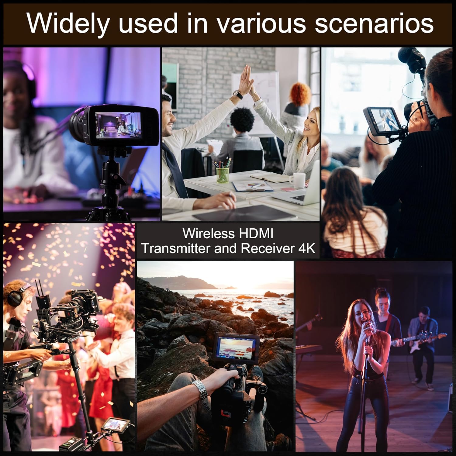 Compact 4K Wireless Video Transmitter for Easy Setup