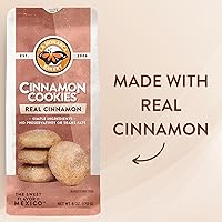 Vista 3 de Galletas de canela, 6 onzas (paquete de 3), galletas mexicanas de mantequilla ligeramente espolvoreadas con canela y azúcar por La Monarca Bakery