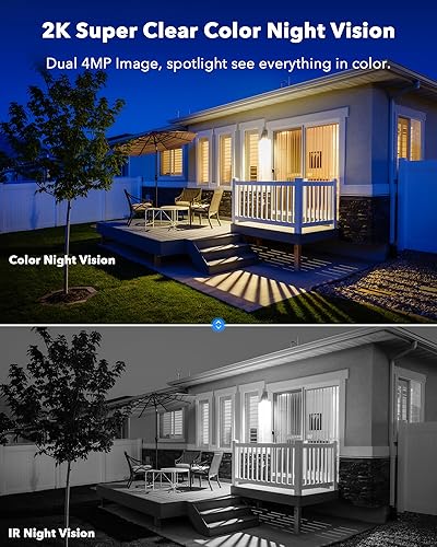 Miniatura 9 de CAMCAMP Wireless Security Camera System with 10.1" Monitor, Dual Lens PTZ CCTV Camera Security System, 10CH Expandable 4K NVR,Auto Tracking, No