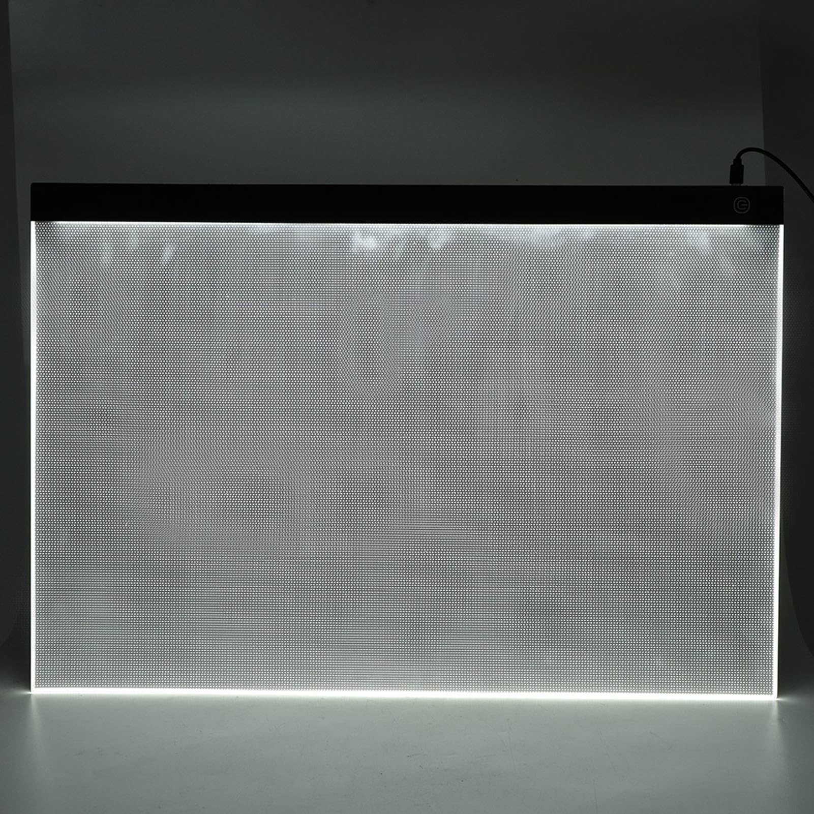 Leftwei Blok Kopiujący A2 LED Tracing Light, Tablica do Rysowania Artystycznego z nieskończoną regulacją Jasności, Panel Wysoce Akrylowy, Funkcja Pamięci Jasności dla Dzieci, Biura, Szkoły, Domu