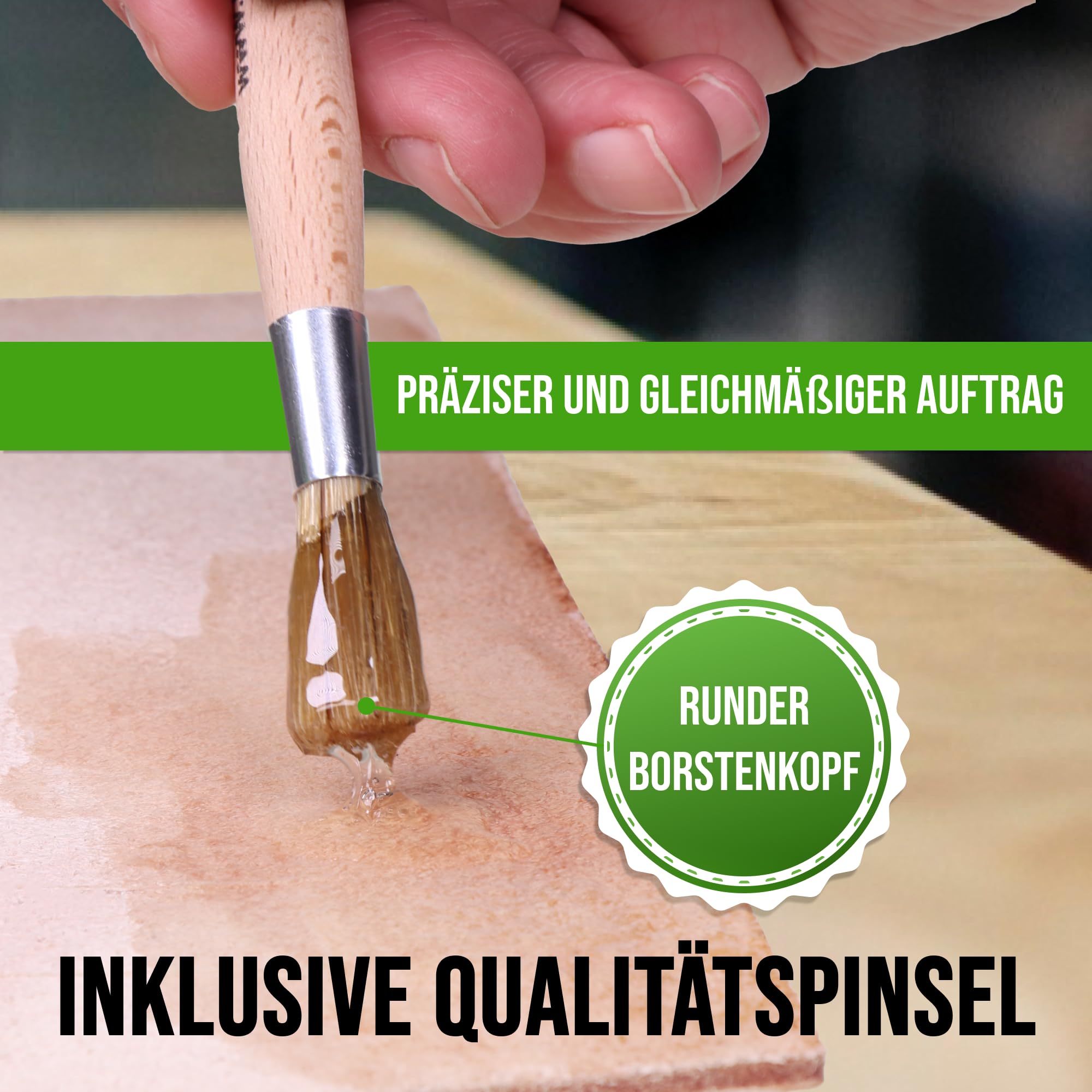 Kövulfix Kontaktkleber - Extragroße Dose Veganer Kraftkleber - 600g Kövulfix Rekord Schuhkleber extra stark wasserfest mit Klebstoffpinsel - der flexible Sohlenkleber Lederkleber made in Germany